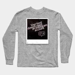 Instagram food Long Sleeve T-Shirt